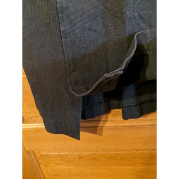 Banana Republic Stretch Black Straight Skirt Size 8 Zippered Slit Womens - Picture 3 of 7